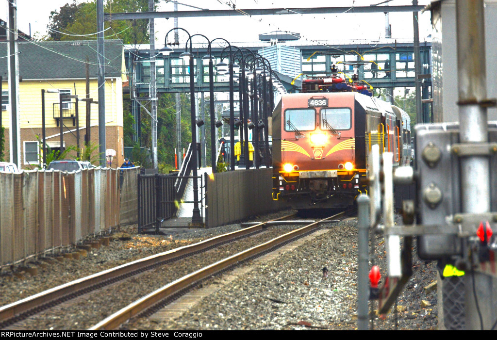 Electric Engines Uncoupled from its train.